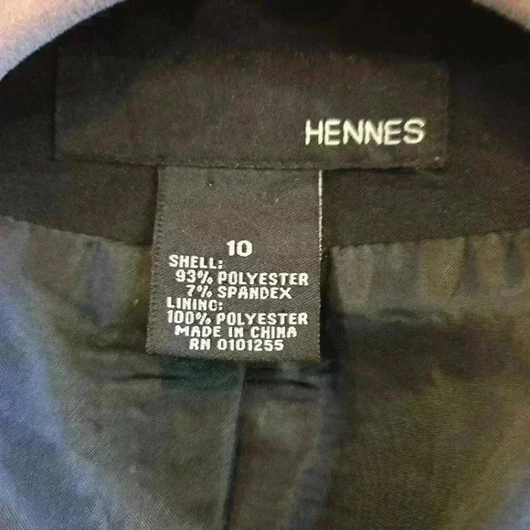 Hennes Fitted Black Blazer sz10 - Picture 6 of 11